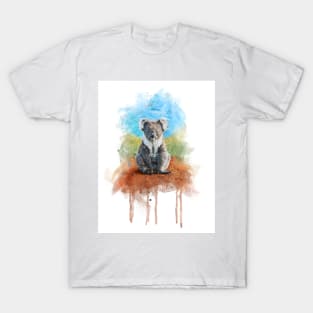 Watercolor Illusration of a Koala T-Shirt